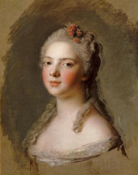 Jean Marc Nattier daughter of Louis XV Norge oil painting art